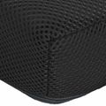 vidaXL Podložka na sedadlo Čierna 39 x 38 x 8,5 cm PU pena