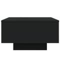 vidaXL Konferenčný stolík s LED svetlami čierny 55x55x31 cm
