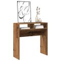 VidaXL Konzolový stolík Old Wood 78x30x80 cm Engineered Wood