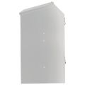 vidaXL Kŕmidlo pre králiky Strieborná 64,5 x 25,5 x 45,5 cm 6 kg