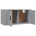 vidaXL Nástenné TV skrinky 2 ks sivé sonoma 80x34,5x40 cm