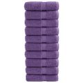 vidaXL Prémiové umývacie utierky SOLUND 10 ks fialové 30x30 cm 600 g/m²