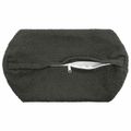 vidaXL Poťah na podložku 2 pcs HEERLEN Tmavosivá Ø 15 x 40 cm Bouclé