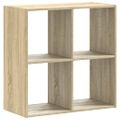 vidaXL Knižnica dub sonoma 68,5x32x68,5 cm kompozitné drevo