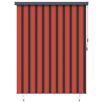 vidaXL Roleta Oranžová a hnedá 200 x 250 cm Textil a hliník