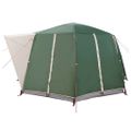 vidaXL Stan pre 6 osôb so strechou Zelená 425 x 396 x 222 cm