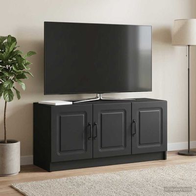vidaXL TV skrinka Čierna 99 x 34,5 x 47 cm Kompozitné drevo