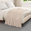 vidaXL Prikrývky na hodenie 6 ks Béžová 150 x 130 cm 2.75 kg Flís