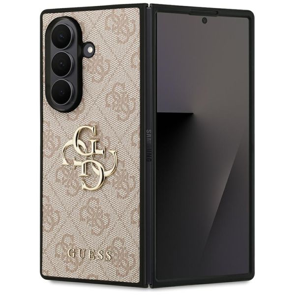 Guess Big 4G Logo Classic Logo case for Samsung Galaxy Z Fold7 różowy