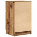 vidaXL Nočný stolík staré drevo 39x35x65 cm kompozitné drevo
