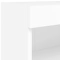 vidaXL TV skrinky s LED svetlami 2 ks biele 60x30x30 cm