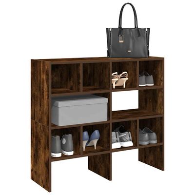 vidaXL Stojany na topánky 2 ks stohovateľné tmavý dub 89,5x30x40 cm