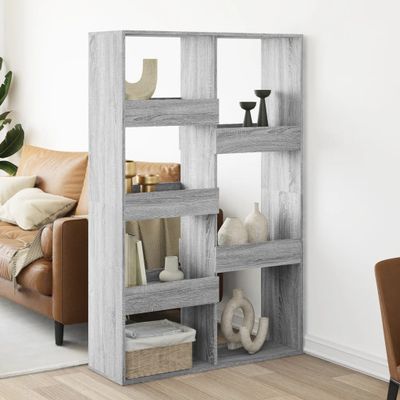 vidaXL Deliaca stena sivá sonoma 100x33x155,5 cm kompozitné drevo