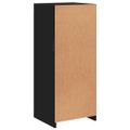 vidaXL Komoda s LED svetlami čierna 41x37x100 cm