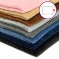 vidaXL Poťah na podložku 6 pcs HEERLEN Čierna 30 x 50 cm Flanel