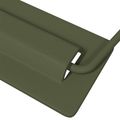 vidaXL Rukoväte na kuchyňu 12 ks Olivová zelená 85 x 45 mm Kov