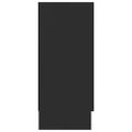vidaXL Komoda, čierna 120x30,5x70 cm, kompozitné drevo