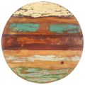 vidaXL Okrúhla stolová doska 40 cm, 25-27 mm, recyklovaný masív