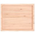 vidaXL Stolová doska 80x60x(2-6) cm neošetrený masív živé hrany