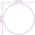 vidaXL Behúň MARSA Béžová 120 x 120 cm Polyester a PVC