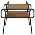 vidaXL Konferenčný stolík Dub artisan 60 x 60 x 51 cm Kompozitné drevo