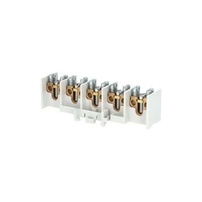 Svorkovnice stúpacia HAK/5/25, nekrytá, 80A, 5pól., každý pól 1x25mm2 a 2x16mm2, na DIN