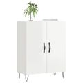 vidaXL Komoda lesklá biela 69,5x34x90 cm spracované drevo