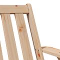 VidaXL záhradné stoličky Adirondack 2 ks masívne drevo borovica