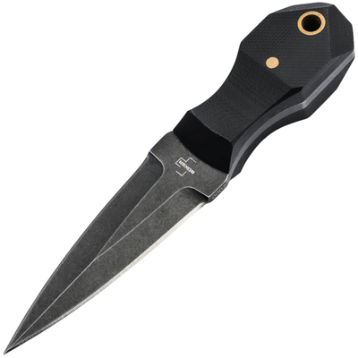 Böker Plus 02BP0002 Pocket Rocket nôž/dýka na krk 7 cm, Black Stonewash, čierna, G10, puzdro Kydex