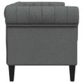 vidaXL Pohovka Tmavo šedá 182,5 x 74,5 x 74,5 cm Polyester