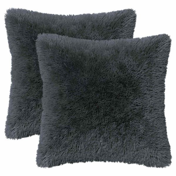 vidaXL Podložka s vankúšom HEERLEN 6 ks Antracitová PV fleece