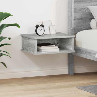 vidaXL Nočný stolík Sivý Sonoma 40 x 31 x 15 cm Kompozitné drevo