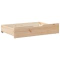vidaXL Zásuvky pod posteľ s kolieskami 2 ks 80x55x17 cm borovica
