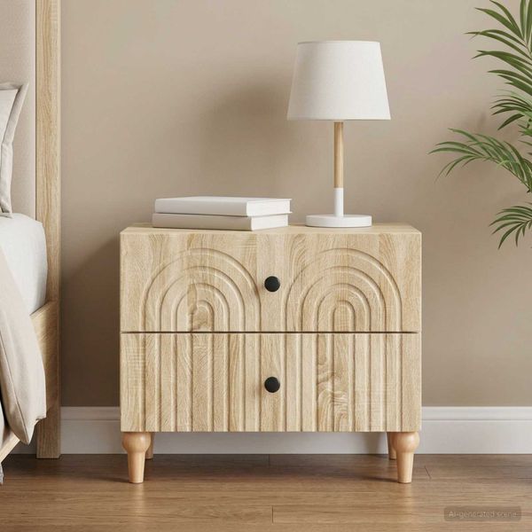 vidaXL Nočný stolík Dub sonoma 62 x 34,5 x 48 cm Kompozitné drevo