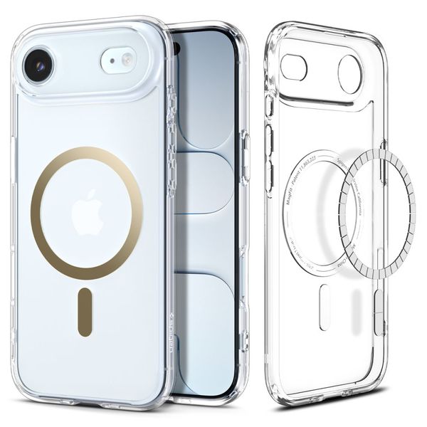 Puzdro Spigen Ultra Hybrid Mag Magsafe pre iPhone 17 Air priehľadné/zlaté