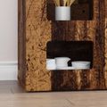 vidaXL Servírovacia skriňa ELST Staré drevo 100 x 35 x 59 cm
