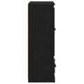 vidaXL Highboard Čierny dub 60 x 35,5 x 103,5 cm Kompozitné drevo