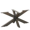 vidaXL Noha konferenčného stolíka v tvare pavúka, čierna 98x58x(42-43) cm, oceľ