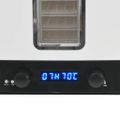 vidaXL Sušička potravín s 10 poschodiami, 550 W, biela