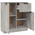 vidaXL Komoda betónovo sivá 60x30x70 cm spracované drevo