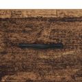 vidaXL Servírovacia skriňa Staré drevo 34 x 34.5 x 90 cm