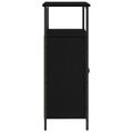 vidaXL Servírovacia skriňa Čierny dub 70 x 30 x 80 cm Kompozitné drevo
