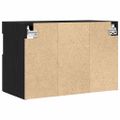 vidaXL TV nástenná skriňa 60 x 30 x 40 cm Čierny dub Kompozitné drevo