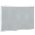 vidaXL Magnetická biela tabuľa 100x60x1,7 cm hliník