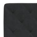 vidaXL Rám postele s LED bez matraca čierny 160x190 cm zamat