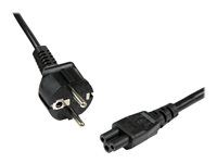 Laptop Charger Cable - Elektrický kábel - IEC 60320 C5 do power CEE 7/7 (M) - AC 250 V - 2 m - čierna