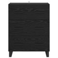 vidaXL Servírovacia skriňa Čierny dub 69,5 x 34 x 90 cm
