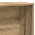 vidaXL Knižnica dub artisan 60x24x120 cm kompozitné drevo