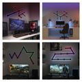 GoSmart LED svietidlo Lines čierne, 9 častí, 34 W, RGBIC stmievateľné, WiFi