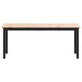 vidaXL lavička Prírodná 110 x 35 x 45 cm Masívne borovicové drevo